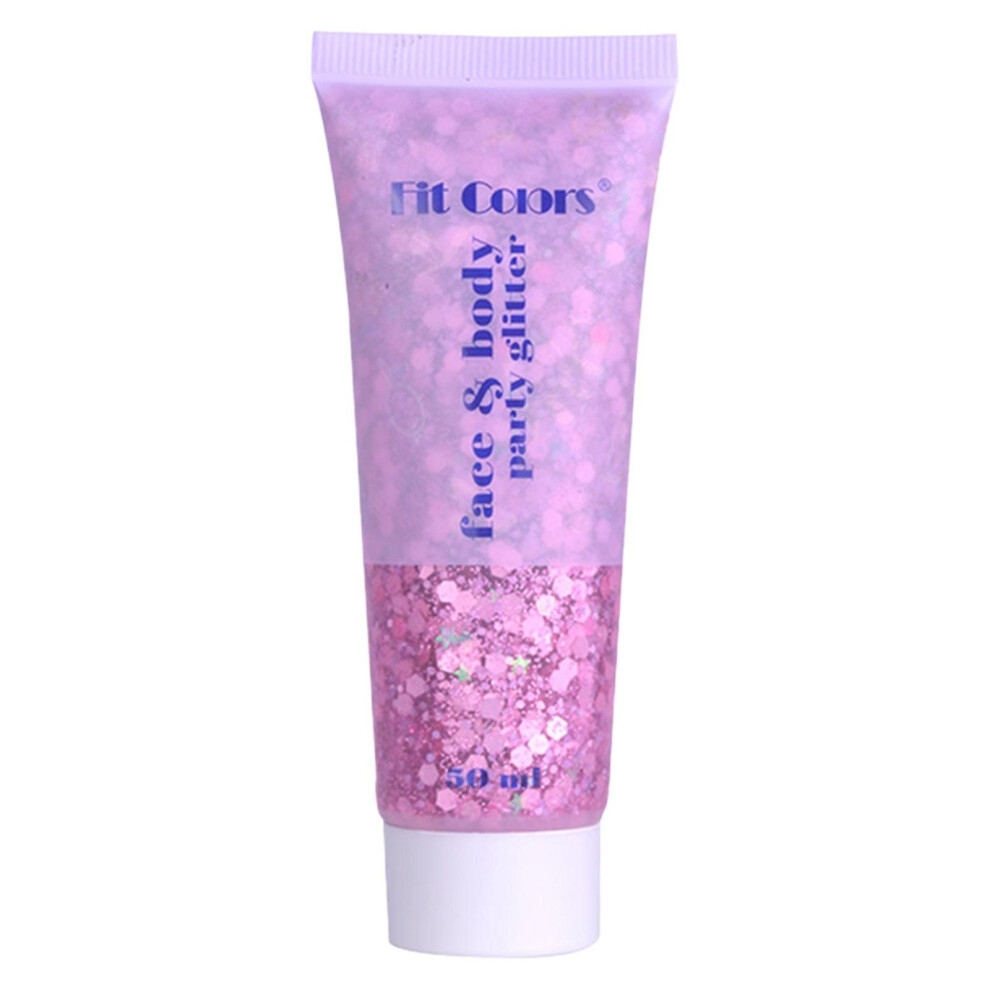 Glitter Gel with Holographic Sparkle for Face Body Eyes Lips Hair Nails Festival Makeup