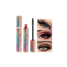 4D Silk Fiber Lash Mascara Waterproof SmudgeProof Volume Lengthening Curl Starry Design Gift