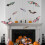 Αυτοκόλλητα τοίχου με νυχτερίδες για το Halloween για εσωτερικούς και εξωτερικούς 4