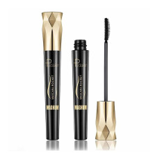 Waterproof Mascara 2PCS 4D Silk Fiber Lash for Long Lasting Volume Length Smudge Proof Wear