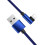 2m Durable Braided Metallic Lightning Cable Quick Charge 3.0 Red 2
