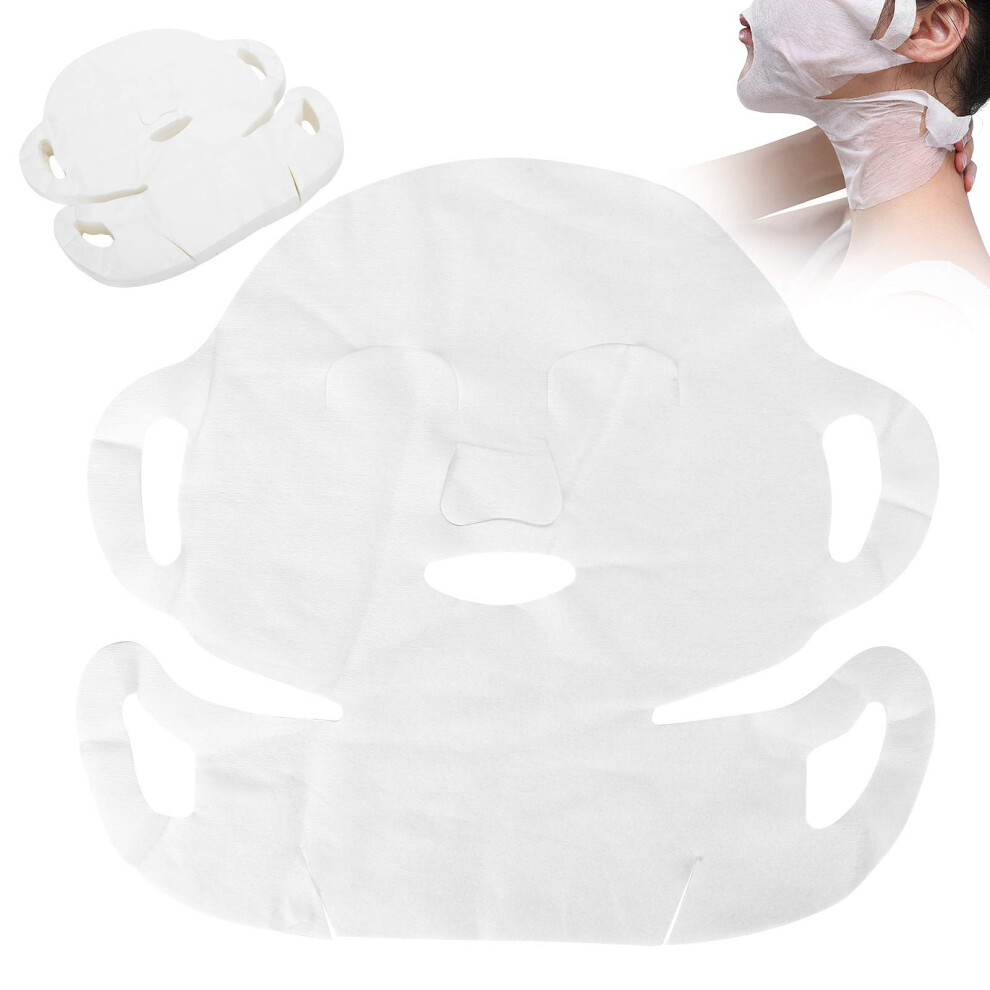 Disposable Face Mask Sheets 100 Pack Compressed Facial Paper for DIY Spa Deep Hydration Travel Use