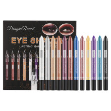 Eyeshadow Stick Set 12 Colors Matte and Shimmer Waterproof Cream to Powder Long Lasting Crayon Kit