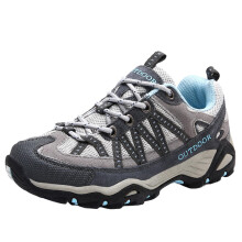 Unisex Lightweight Waterproof Hiking Shoes with TerrainAdaptive Grip for Outdoor Trails, Light Grey
