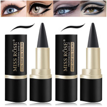 Pack of 2 Black Gel Eyeliner Waterproof Smudgeproof Long Lasting Matte Pencil for Women