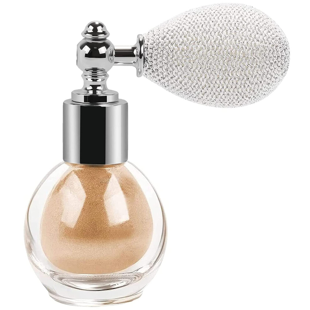 Champagne Body Glitter Spray Shimmer Highlighter for Face Hair and Body with Fine Mist Glow