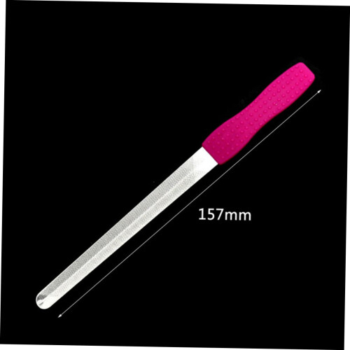 Stainless Steel Nail File and Buffer Block for Smooth Finish, Durable Double Sided Manicure Tool 1
