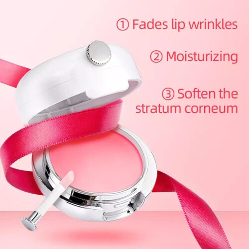 Lip Sleeping Mask for Dry Chapped Lips with Deep Hydration and Plumping Effect, Strawberry Scent 2