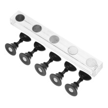 Black Acrylic Nail Display Stand Set for Press On Nails Practice, Salon and DIY Use