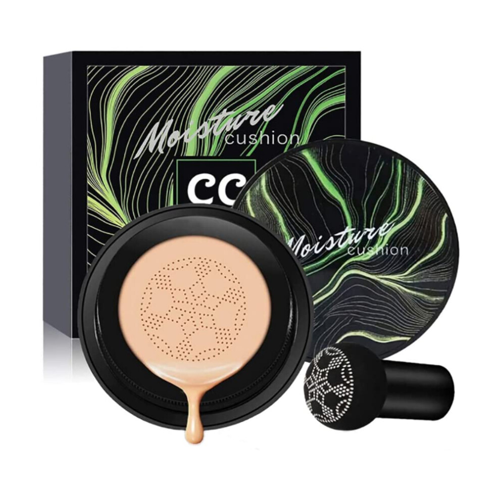 Cream Hydrating Cushion Cc Foundation With Full Coverage, Brightening And Oil Control Â Natural