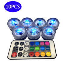 Long-life IP68 Waterproof Pool Lights, Battery Operated Multi-color Tea Lights, Event Decoration LED Candles for Prolonged Use and Vibrant Atmosphere
