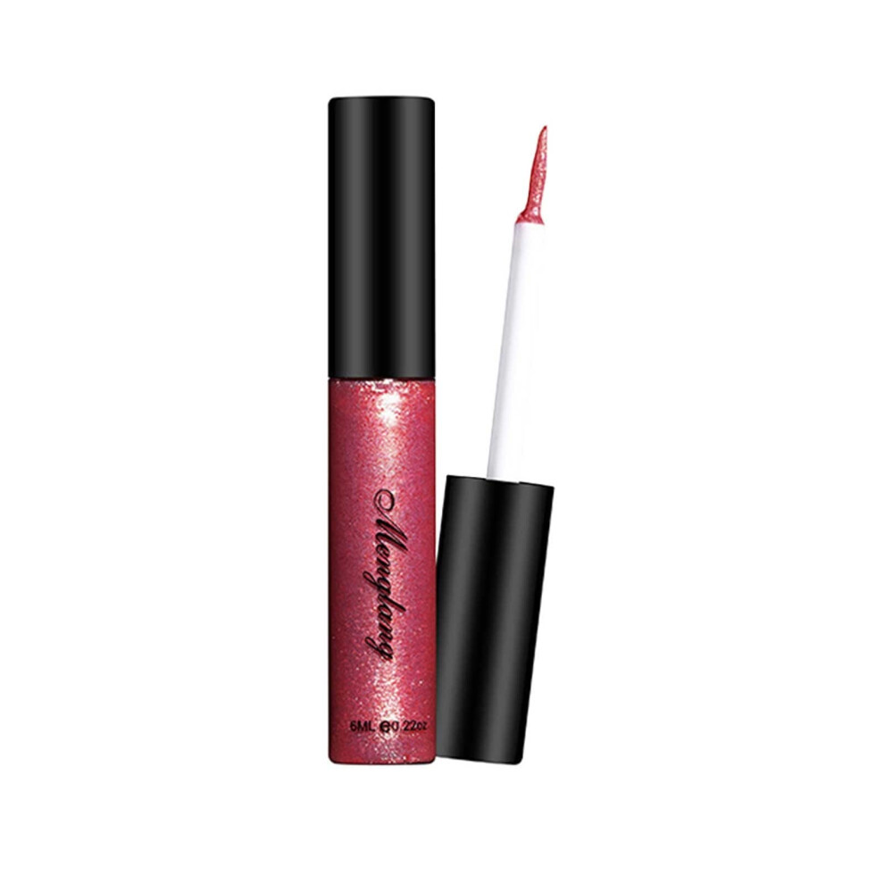 Glitter Liquid Eyeliner Waterproof Metallic Shimmer Quick Dry Holographic Eyeshadow for Parties