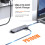 SUSUchensΒάση σύνδεσης USB Hub 5 σε 1, 4K30Hz, τροφοδοτικό 100W, μετάδοση υψηλής ταχύτητας, 3