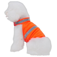 Gilet riflettente di sicurezza per cani, ad alta visibilità, traspirante, ideale per l'estate, perfetto per passeggiate, corsa ed escursioni