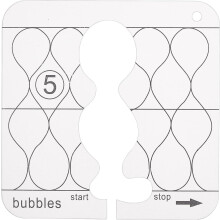 Régua transparente de acrílico para costura DIY, acessórios criativos para costura em máquina doméstica, ideal para projetos de quilting