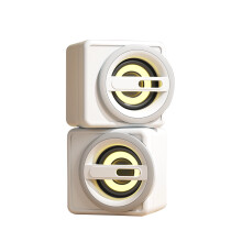 Kiplyki hoogwaardige mini-stereo desktop- en laptopsubwoofer met USB-aansluiting, HIFI-geluidskwaliteit, inclusief twee sets.