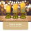 Conjunto de 3 velas sem chama, a bateria, com base, para decoração de mesa. 5
