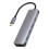 SUSUchensΒάση σύνδεσης USB Hub 5 σε 1, 4K30Hz, τροφοδοτικό 100W, μετάδοση υψηλής ταχύτητας, 2