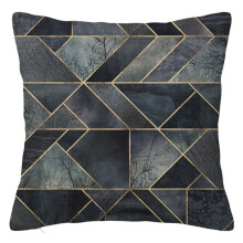 Capa de almofada decorativa DEKAXID com estampa marmorizada para sala de estar, em linho, disponível nos tamanhos 40*40, 45*45, 50*50 e 60*60.