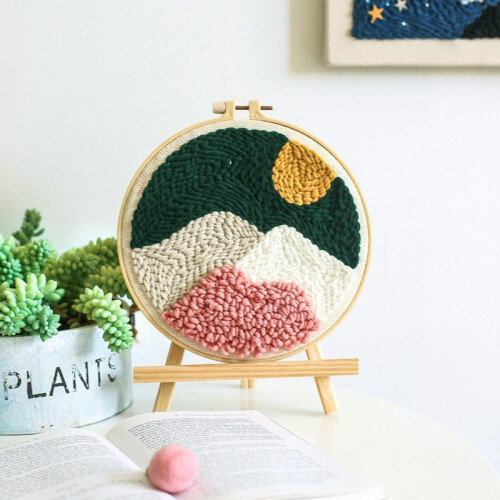Xinhuaya DIY Χειροποίητο πακέτο υλικών κεντήματος Δημιουργικά κιτ σταυροβελονιάς για 2
