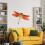 Μεταλλικό διακοσμητικό τοίχου Quinlirra Odonate, συμβατό με εξωτερικό κήπο, σαλόνι, 8