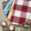 Διακοσμητικό μαξιλάρι Phantoscope Buffalo Checker Plaids Series, 20" x 20", ροζ/λευκό, 2 τεμάχια 7