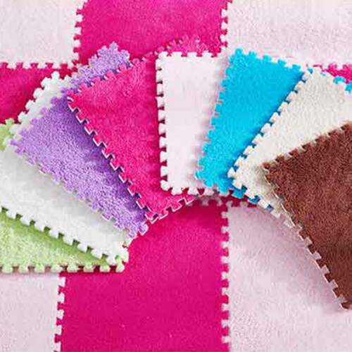 10 τεμάχια χαλιά με αλληλοσυνδεόμενο χαλί Shaggy Soft EVA Foam Mats, αφράτα χαλιά για παιδικό 2