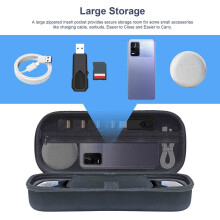 SUSUchens Borsa protettiva per console di gioco con maniglia, antiurto, resistente agli impatti, con cerniera, custodia rigida per PS5/Portal, colore