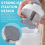 Manual Ice Ice Maker Crusher with 2 Ice Cube Tray for Home Outdoors 5