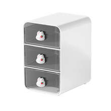 3-stöckiger Kosmetik-Organizer mit Schubladen, Aufbewahrungsbox für Badezimmer und Schreibtisch