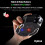 Chicmine Rechargeable LED Backlit Mute Ergonomic Gaming Wireless Mouse with USB Receiver 5