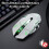 Chicmine Rechargeable LED Backlit Mute Ergonomic Gaming Wireless Mouse with USB Receiver 6