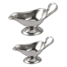 Stainless Steel Gravy Sauce Jug for Salad Dressings