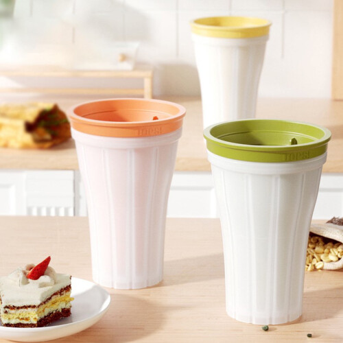 Κύπελλο Hariumiu Kitchen Slushy Maker - Γρήγορη συμπίεση και τρύπα για μεταφορά και κρύο ποτό 2