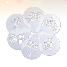 Cake Mould Spraying Decoration Floral Decorations DIY Baking Templates Roses White