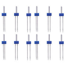 12PCS Sewing Machine Needles Compatible with Electric Multi-function Twin Needle Kit, Sturdy Double Needles for Home Sewing