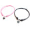 Adjustable foot strap with heart 2-pack 1