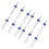 12PCS Sewing Machine Needles Compatible with Electric Multi-function Twin Needle Kit, Sturdy Double Needles for Home Sewing 5