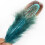 100 pcs Pheasant Plumage Feathers Blue 3