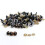Bluethy100Pcs8-20mm πλαστικά μάτια ασφαλείας για κούκλα αρκουδάκι, μαριονέτα, χειροτεχνία 8
