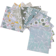 24 Sheets DIY Decorative Paper Retro Vintage Craft Papers Colorful Hand Account Background