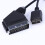 Playstation PS1/2/3 Scart cable Black 2