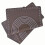 2 pcs Dough Mat High Temperature Resistance Non-slip Kitchen Gadget Baking Tool for Home (Coffee) 6