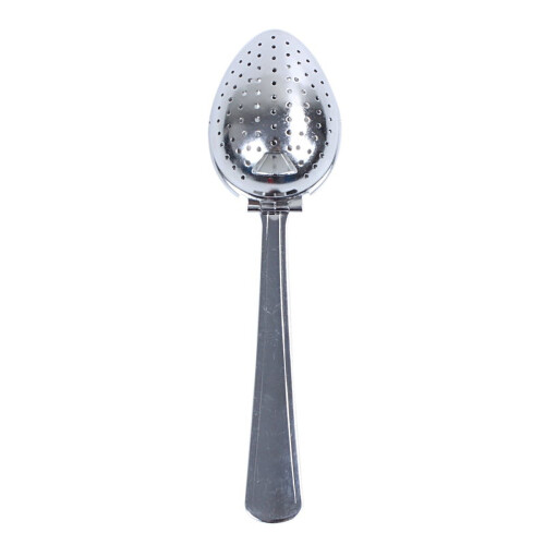 Teinfuser i rustfritt stål, sil, skje, løse blader, filter, urter, krydder NYHET!