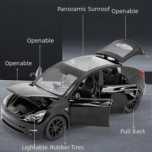 1/32Tesla Model Y SUV Παιχνίδι Αυτοκίνητο Μοντέλο από Χυτό Κράμα Μεταλλικό Μινιατούρα 2