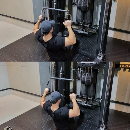 Pull Down Straight Bar Biceps Pulling Bar for Home Gym Bodybuilding 2