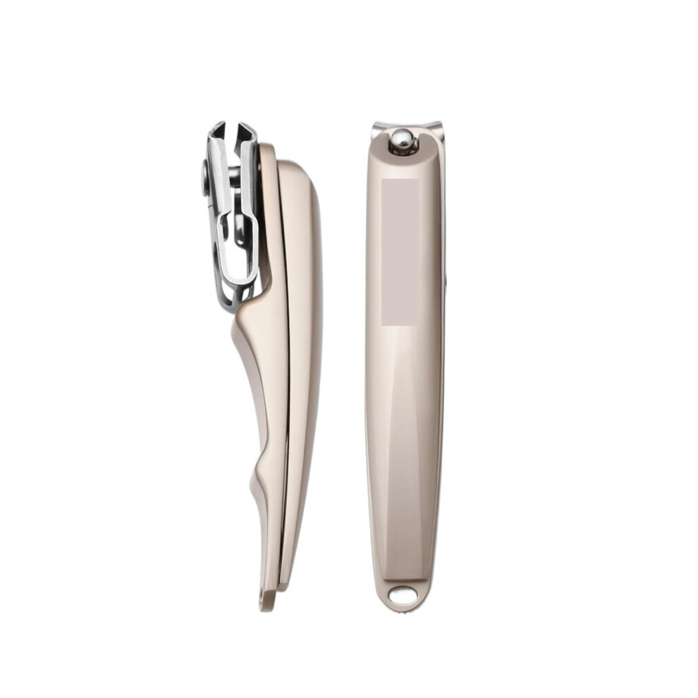 Stainless Steel Nail Clipper with Sharp Cutting Edges, Rotary Design for Fingernails and Toenails
