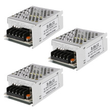 3x AC100V-240V naar DC12V3A36W spanningsomvormer met schakelaar voor LED-stripvoeding