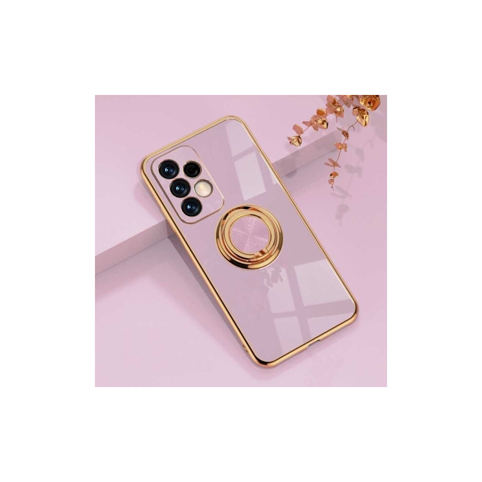 Compatible With Samsung A33 5G Elegant & Shockproof Case With Ring Holder Flawless Pink 9340258894060
