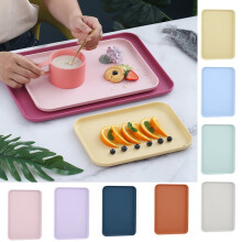 Bandeja para cena Dengjunhu, bandeja para almuerzo irrompible, bandeja decorativa para servir comida, bandeja para mesa de café, bandeja de té de